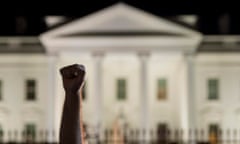 Protest outside the White House protest the grand jury decision not to indict Ferguson police officer Darren Wilson.