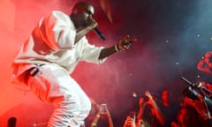 Helped define a tumultuous year … Kanye West.