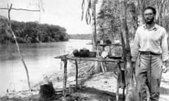 Claude Levi-Strauss in Amazonia in Brazil circa 1936.