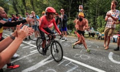 Nairo Quintana during the penultimate stage of this year’s Tour de France