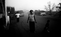 Women in a Zambian border town in 2005