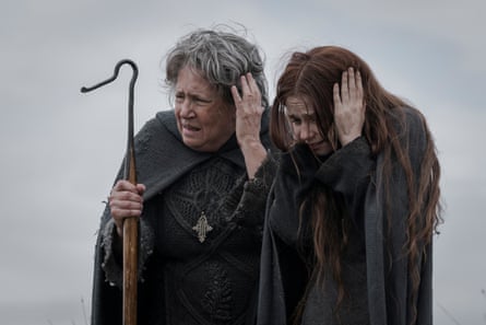 A still from the 2019 Foxtel drama series, Lambs Of God.