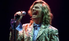 David Bowie headlining the Glastonbury festival, 25 June 2000.