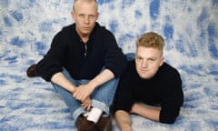 Erasure: Vince Clarke with singer Andy Bell.