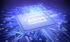 Arm logo on tech