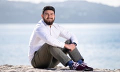 Fulbright New Zealand General Graduate Award winner Abbas Nazari poses at Oriental Bay on June 19, 2019 in Wellington, New Zealand. Credit: Hagen Hopkins.