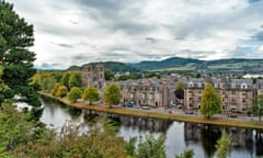 Houses along the River Ness, Inverness