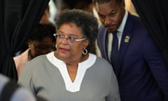Barbados's Prime Minister Mia Mottley.