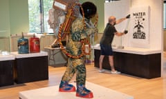 Making space … Yinka Shonibare’s Refugee Astronaut at the Wellcome Foundation’s Being Human exhibition exploring arts and disability rights.