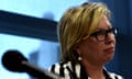 Rosie Batty speaks after the Luke Batty Coronial Inquest was handed down in Melbourne, Monday Sept. 28, 2015. Victoria's coroner says no one could have foreseen Luke Batty's murder at the hands of his mentally ill father. (AAP Image/Tracey Nearmy) NO ARCHIVING