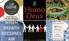 some of the titles longlisted for the Wellcome book prize.