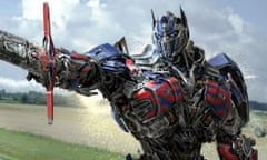 A scene from Transformers: Age of Extinction.