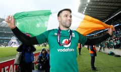 Six Nations Championship - England vs Ireland<br>Rugby Union - Six Nations Championship - England vs Ireland - Twickenham Stadium, London, Britain - March 17, 2018 Ireland’s Conor Murray celebrates at the end of the match Action Images via Reuters/Andrew Boyers