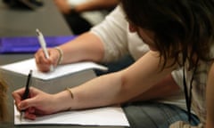 Students in a lecture theatre