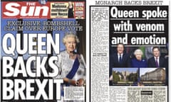 The Sun is unequivocal about the Queen’s EU views. 