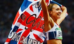 British heptathlete Jessica Ennis-Hill retires<br>epa05583417 (FILE) A file picture dated 04 August 2012 of Britain's Jessica Ennis celebrating after winning the gold medal in the Heptathlon during the London 2012 Olympic Games Athletics, Track and Field events at the Olympic Stadium in London, Britain. British heptathlete Jessica Ennis-Hill on 13 October 2016 announed her retirement from athletics in a statement in social media. The 30-year-old Ennis-Hill won the heptathlon gold medal at the London 2012 Olympics, silver at the Rio 2016 Olympics and two gold medals at the Athletics World Championships in 2009 and 2015.  EPA/JOHN G. MABANGLO *** Local Caption *** 50465118