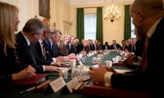 Boris Johnson holds his first cabinet meeting since the 2019 general election