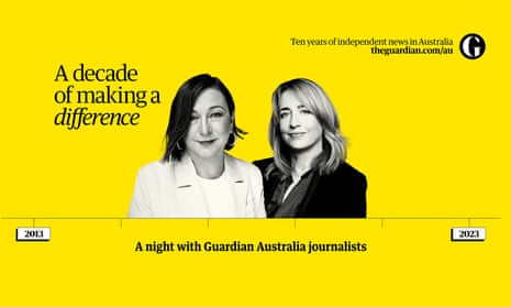 Watch Guardian Australia's 10th birthday celebrations – video