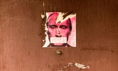 Anti-Putin graffiti in Tbilisi, Georgia.