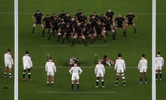 England face the haka