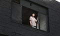 Hamad Abu Aliah stands in his torched home at al-Mughayier&nbsp;village in&nbsp;the&nbsp;West Bank.