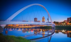 Iowa Women of Achievement Bridge. Des Moines, Iowa. US.