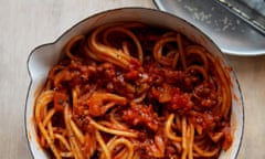Anna Jones Puy lentil spaghetti bolognese