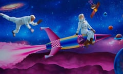 A rocket for the UK economy? … Ryan Gosling and Margot Robbie in a scene from Barbie.