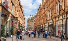 King Edward Street in the Victoria Quarter, Leeds, West Yorkshire, UK