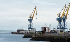 The port of Belfast.