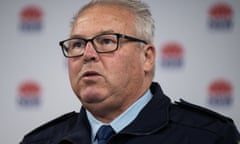 NSW Police Deputy Commissioner Gary Worboys speaks to the media during a press conference in Sydney, Friday, July 24, 2020. (AAP Image/James Gourley) NO ARCHIVING