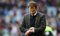 STim Sherwood’s time at Aston Villa is up, with the 2-1 home defeat to Swansea prompting the club to sack him after six months in charge.