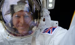 Tim Peake in astronaut kit