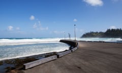 Kingston Pier, one of the two piers on Norfolk Island that provides a launching for the local fisherman and where all supplies are offloaded.