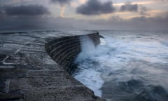 The Cobb at Lyme Regis, Dorset.