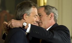 Tony Blair and George Bush