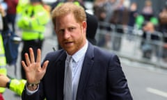 Prince Harry outside the high court in London last year during an earlier hearing.