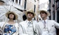 Hayley Atwell (Julia Flyte), Matthew Good (Charles Ryder) and Ben Whishaw (Sebastian Flyte) in Julian Jarrold’s Brideshead Revisited (2008).