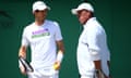 Andy Murray (left) chats to coach Ivan Lendl as the British No1 prepares to face Tomas Berdych in the Wimbledon semi-finals