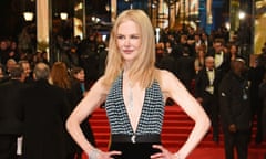 Nicole Kidman attends the Baftas.