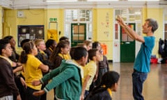 Wigmore Hall Learning works with children at Chestnuts Primary School in Haringey in 2019.