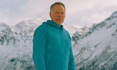 Joe Yelverton in front of Eagle Peak, the site of the avalanche accident