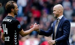 Willem Janssen with Erik ten Hag