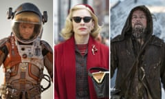 The Martian, Carol, The Revenant