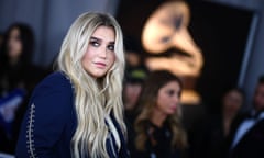 Kesha arrives for the 60th Grammy Awards on January 28, 2018, in New York. / AFP PHOTO / Jewel SAMADJEWEL SAMAD/AFP/Getty Images
