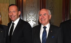 Tony Abbott and John Howard