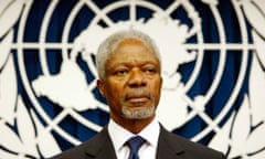 Former UN secretary general Kofi Annan