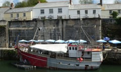 Pen Glas in Charlestown harbour, UK