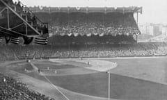 The 100th anniversary of the original Yankee Stadium, pictured here in 1927,  is marked on Tuesday