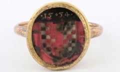 A Tudor signet ring that was put up for sale in London, having been stolen in 2021.
